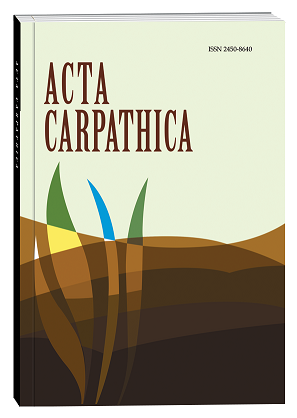 					View No. 11 (2013): Acta Carpathica
				